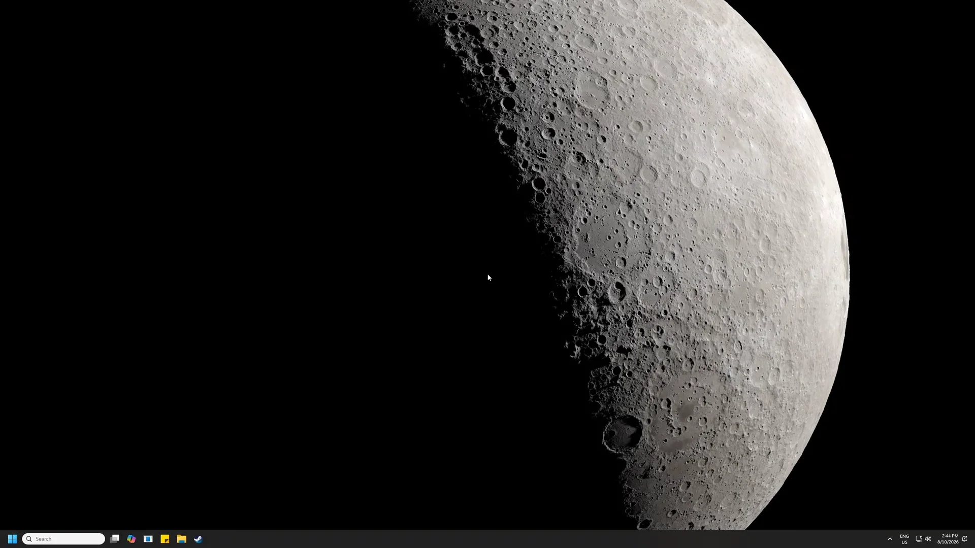 Eclipse on Windows streaming one PC’s desktop full screen.